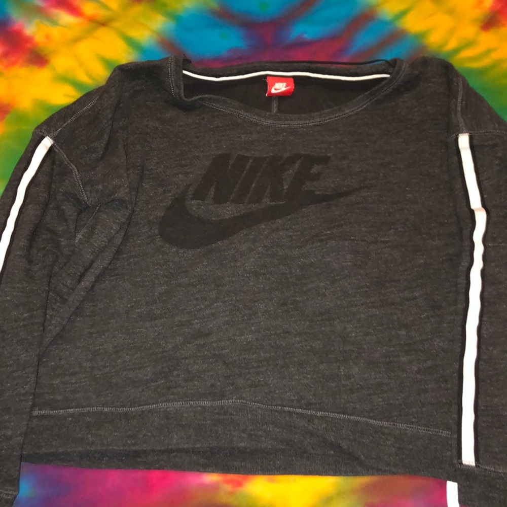 Nike crop crew neck